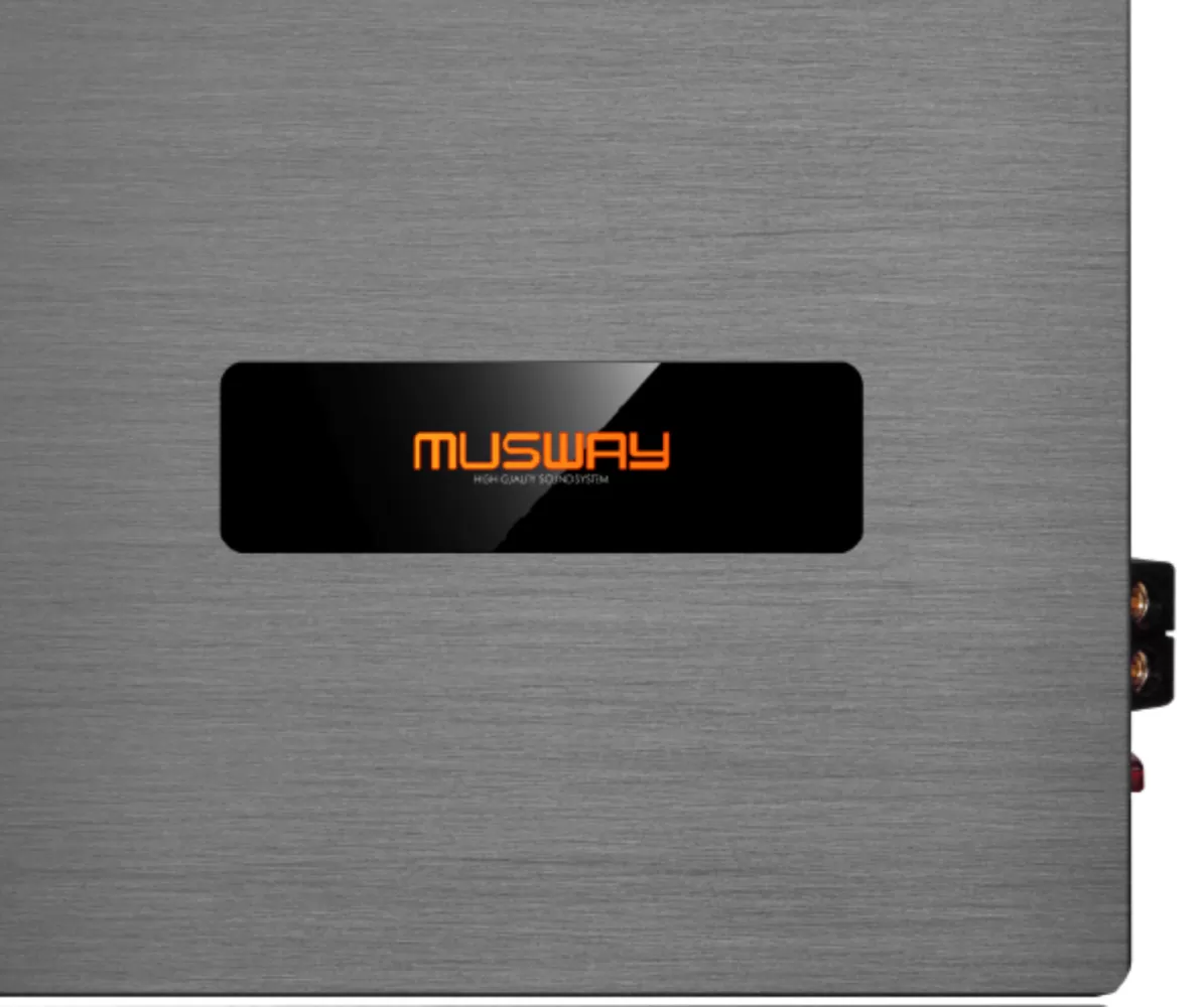 Musway M4V2 4-CH Class D Amplifier With 6-CH DSP