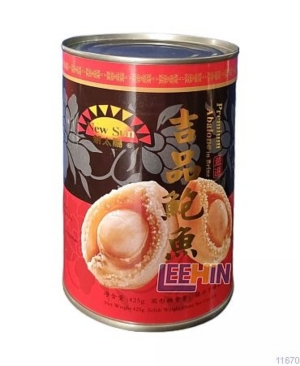 Abalone New Sun 425gm (10Biji 180gm) 新太阳清水鲍鱼（10粒）  [11669 11670]