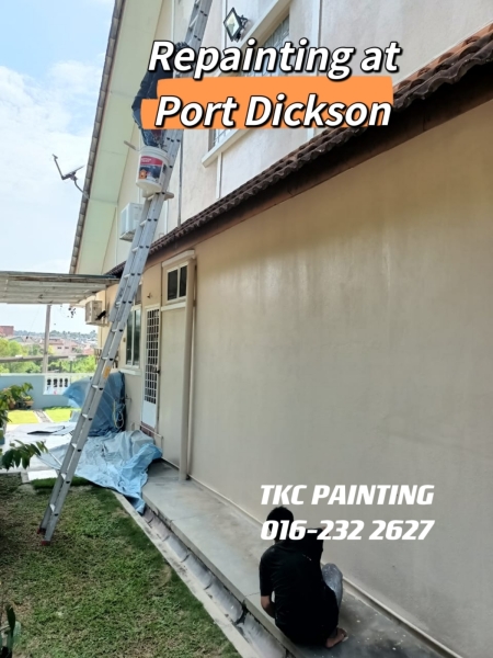 Port Dickson.Refurbishedpainting project at Tmn TKK Painting Service  Negeri Sembilan, Port Dickson, Malaysia Service | TKC Painting Seremban Negeri Sembilan