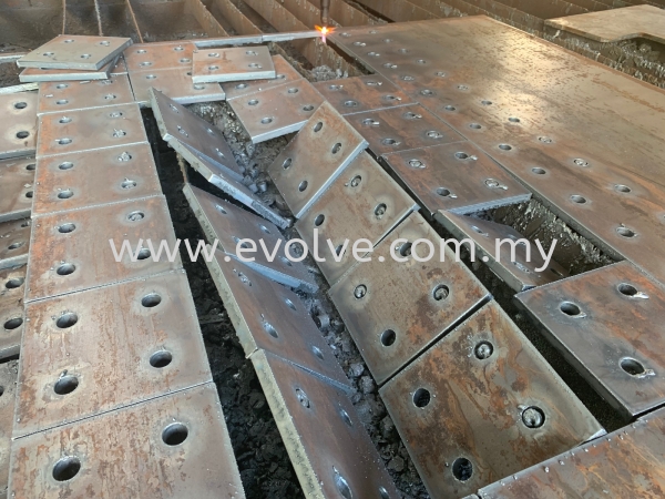 CNC OXY CUT, MS Base Plate 16mm (Thk) Plate Mild Steel/Stainless Steel & Others Trading Malaysia, Johor Bahru (JB), Ulu Tiram Supplier, Suppliers, Supply, Supplies | Evolve Hardware Sdn Bhd