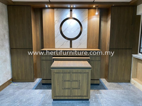  Altar Cabinet Residential Design Johor Bahru (JB), Malaysia, Skudai Service, Supplier, Supply, Supplies | Her Li Furniture And Renovation (M) Sdn Bhd