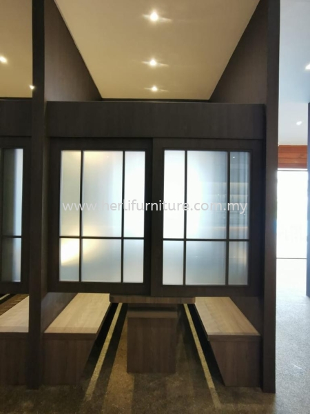  Japenese Style Sliding Door Commercial Design Johor Bahru (JB), Malaysia, Skudai Service, Supplier, Supply, Supplies | Her Li Furniture And Renovation (M) Sdn Bhd