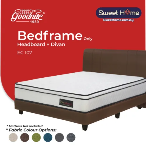 Goodnite EC107 Bedframe (Single/ Super Single/ Queen/ King)