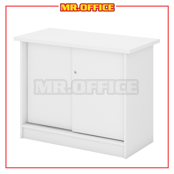 MR OFFICE : Q-YS303-WH SLIDING DOOR SIDE CABINET H-SERIES WOODEN PEDESTALS & CABINETS Malaysia, Selangor, Kuala Lumpur (KL), Shah Alam Supplier, Suppliers, Supply, Supplies | MR.OFFICE Malaysia