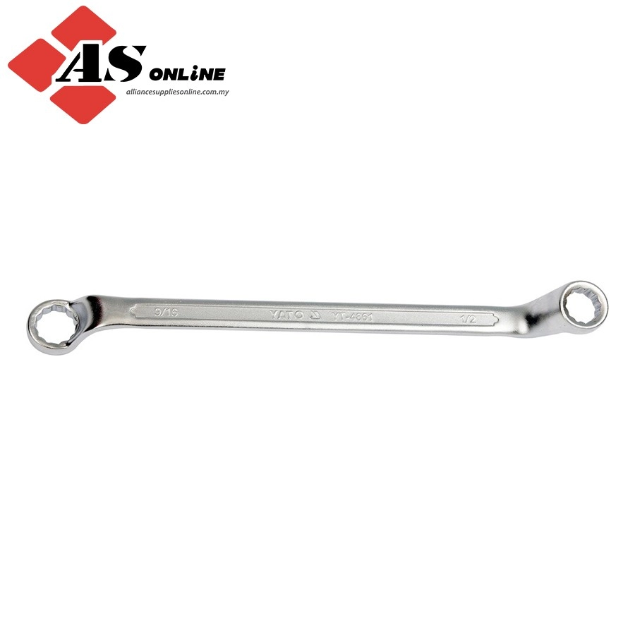 YATO Bi-hexagonal Ring Spanner, Polished Head 13/16x7/8'' / Model: YT-4863