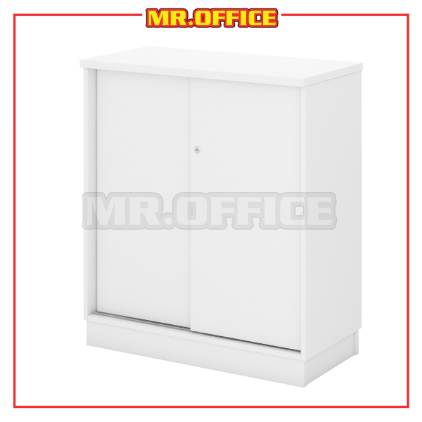 MR OFFICE : Q-YS9-WH SLIDING DOOR LOW CABINET H-SERIES WOODEN PEDESTALS & CABINETS Malaysia, Selangor, Kuala Lumpur (KL), Shah Alam Supplier, Suppliers, Supply, Supplies | MR.OFFICE Malaysia