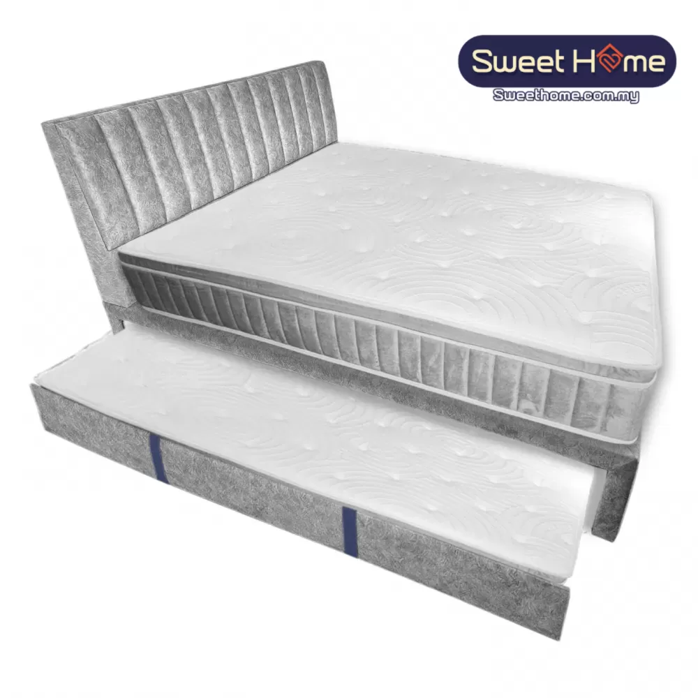 Heavy Duty Queen King Size Bed With Pull Out Super Single Bed (Strong Base  Support Pocket Spring Mattress) Penang, Malaysia, Simpang Ampat Supplier,  Suppliers, Supply, Supplies | Sweet Home BM Enterprise