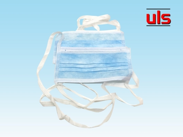 Disposable face masks with tie-on Mask Melaka, Malaysia Medical Mask, Safety Equipment  | ULS Industries Sdn Bhd