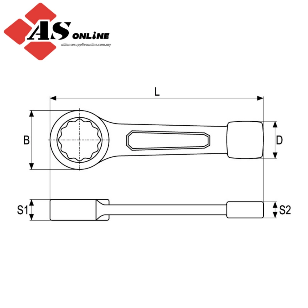 YATO RIng Impact Wrench 50mm / Model: YT-1609