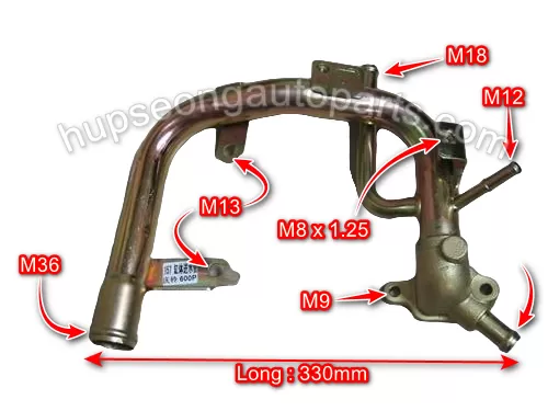 89717-23190 NLR WATER PUMP PIPE (WPP-NLR-621)