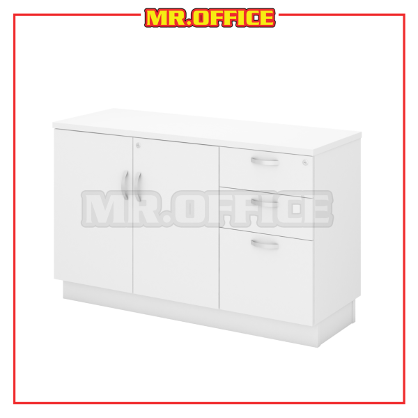 MR OFFICE :Q-YDP7123-WH SWINGING DOOR + FIXED PEDESTAL 2D1F H-SERIES WOODEN PEDESTALS & CABINETS Malaysia, Selangor, Kuala Lumpur (KL), Shah Alam Supplier, Suppliers, Supply, Supplies | MR.OFFICE Malaysia