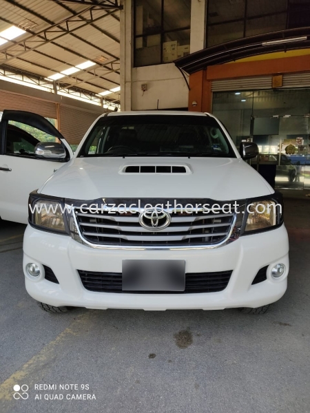 TOYOTA HILUX ALL CUSHION REPLACE LEATHER Car Leather Seat Selangor, Malaysia, Kuala Lumpur (KL), Seri Kembangan Service, Retailer, One Stop Solution | Carzac Sdn Bhd