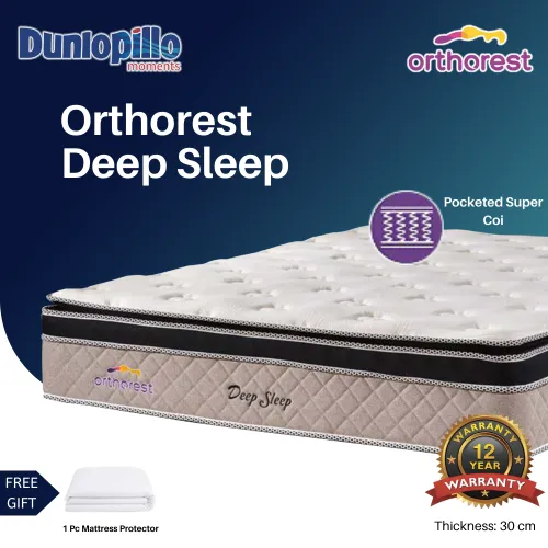 Orthorest Deep Sleep Pocketed SuperCoil Penang Mattress Store