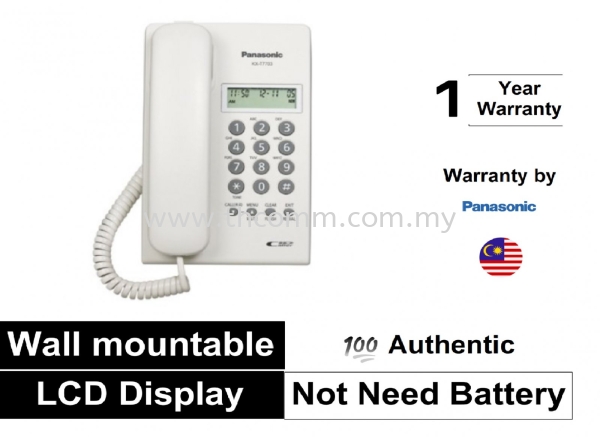 PANASINIC KX-T7703 LCD SINGLE LINE PHONE  Panasonic Telephone   Supply, Suppliers, Sales, Services, Installation | TH COMMUNICATIONS SDN.BHD.