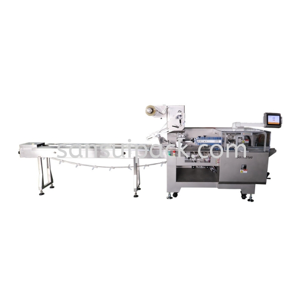 Box Motion Flow Packaging Machine SS-80 Fully Automatic Horizontal Flow Packaging Machine Johor Bahru (JB), Malaysia, Mount Austin Industrial Label Machine, Automatic Case Sealer | San Sui Enterprise