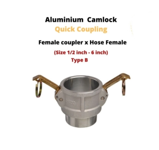 Camlock Aluminium Type B