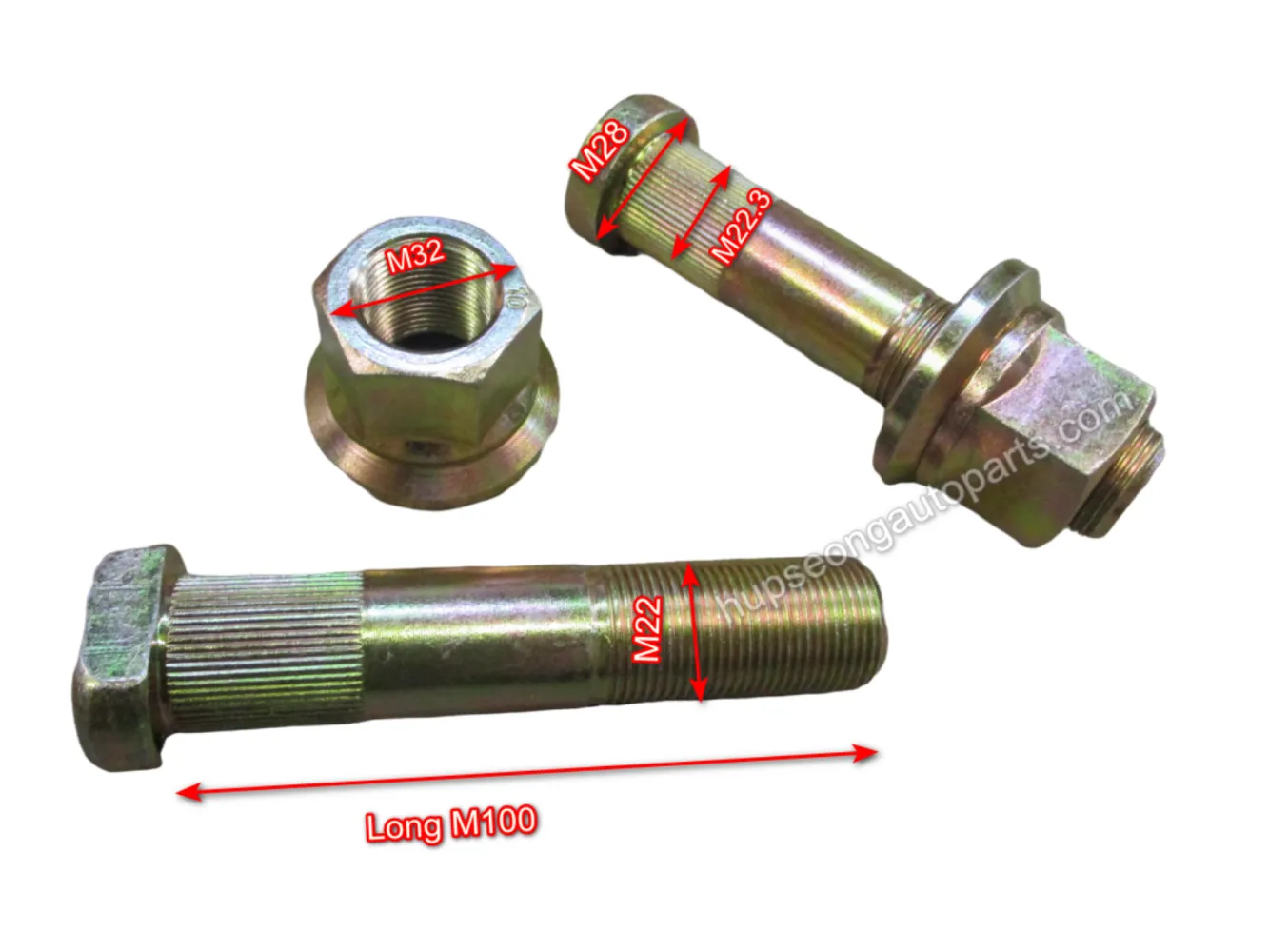 WHEEL BOLT OR WHEEL BOLT AND NUT