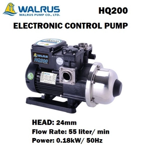 [LOCAL] Walrus HQ200 Electronic Water Booster Pump