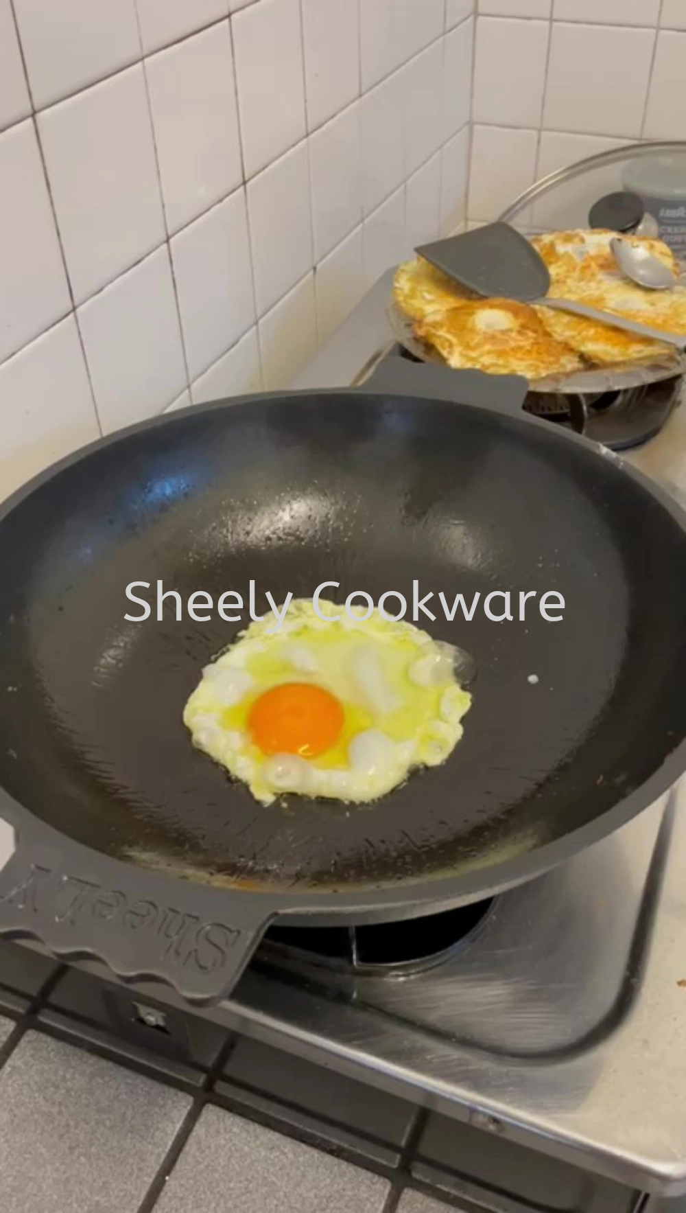 Cast Iron Sheely Wok (Polished & Seasoned)