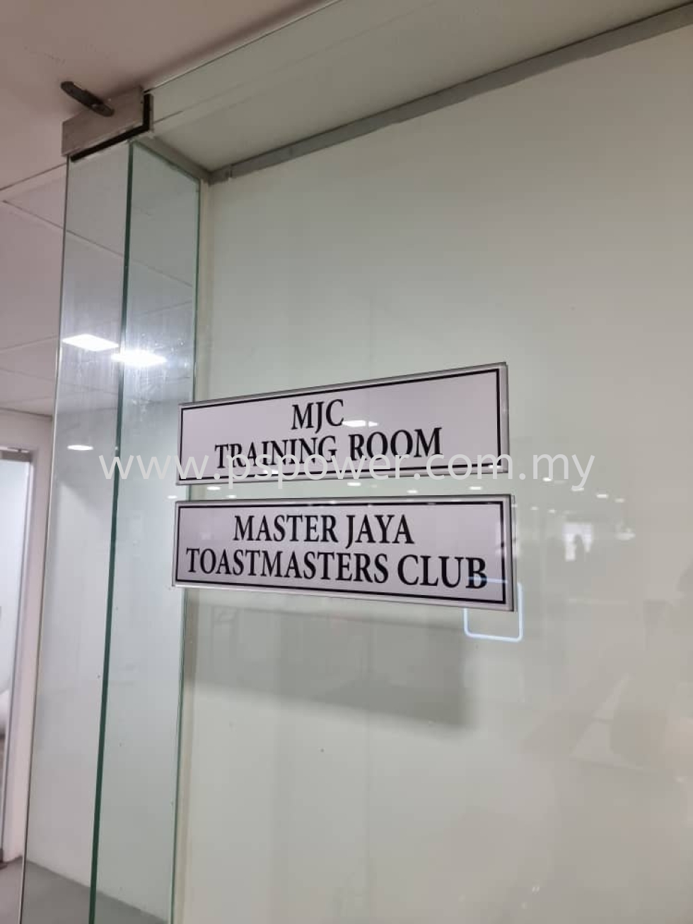 Office Glass Door Signage