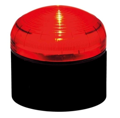 220-4981 - RS PRO Red LED Multiple Effect Beacon, 12  24 V, Screw Mount, IP66