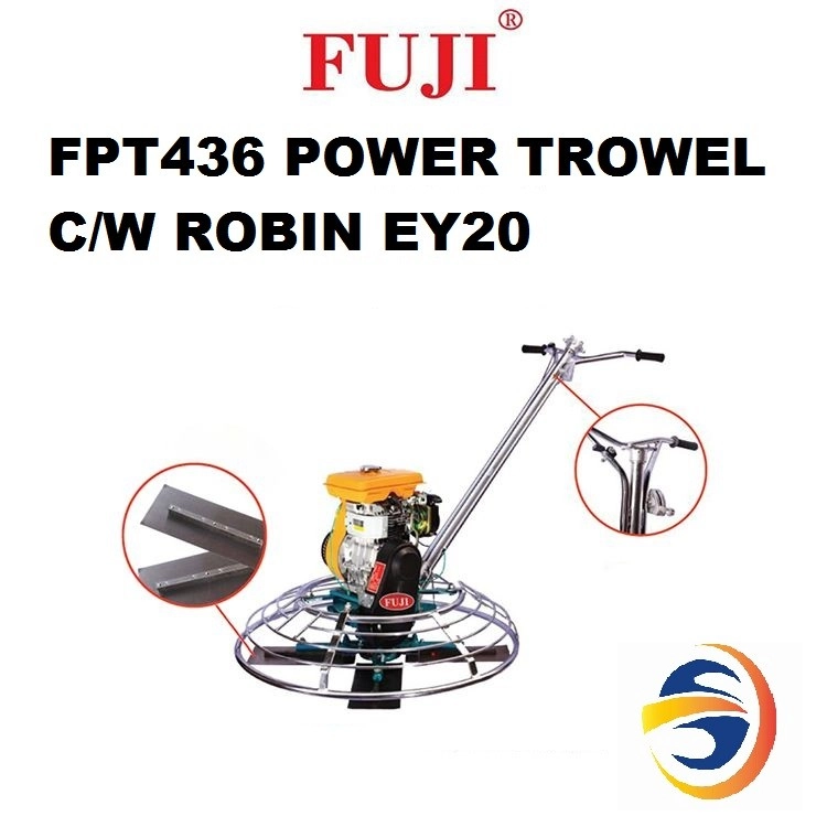 FUJI FPT436 POWER TROWEL C/W ROBIN EY20 ENGINE 