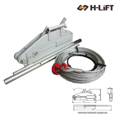 Wire Rope Hand Hoist (Aluminium Body)