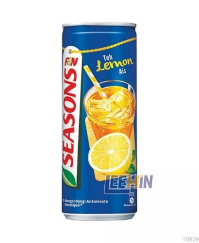 Season Can Drink Ice Lemon Tea (Tin) 300ml 柠檬茶（铁罐）  [10929]