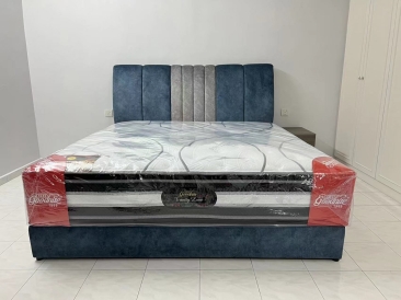 King Bedframe Taman Seri Juru Mattress and wardrobe