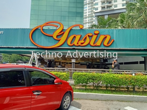 Restoran Yasin Signboard 3D LED Lettering   Supplier, Suppliers, Supply, Supplies | TECHNO ADVERTISING