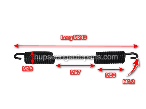 HOHAN REAR BRAKE SHOE SPRING (BSS-HOHAN-60R)