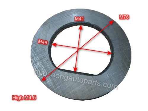 WG910040062 HOHAN HOWO 371 FRONT AXLE WASHER (FAW-HOHAN-30)