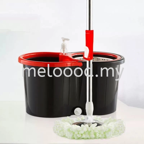 READY STOCK Floor Cleaning Rotating Mop And Bucket Set
