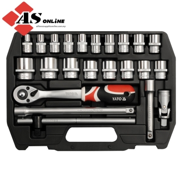 YATO  Socket Set 1/2'', 23 Pcs, M / Model: YT-3873