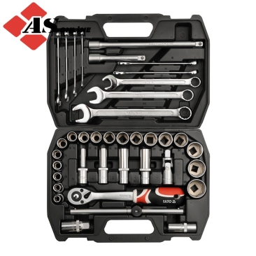 YATO  Socket Set 1/2'', 38 Pcs, M / Model: YT-3876