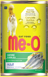 Me-O Cat Pouch Sardine in Prawn Jelly 400g