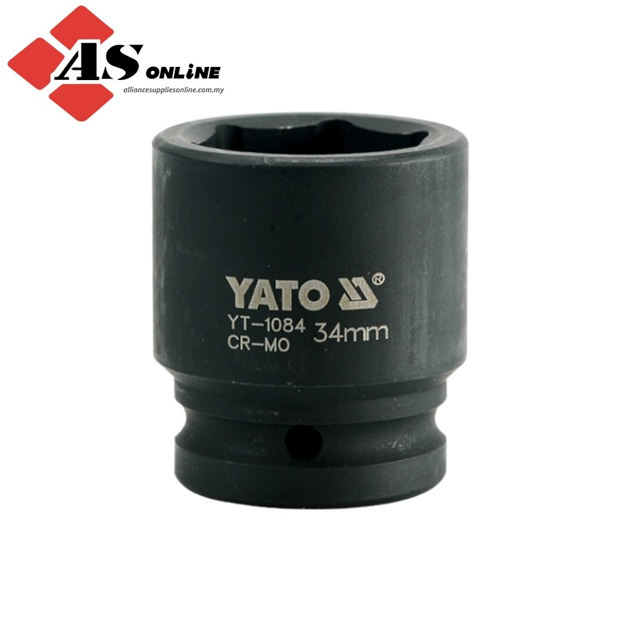 YATO Hexagonal Impact Socket 3/4'' 34mm / Model: YT-1084 Malaysia, Melaka,  Selangor, Kuala Lumpur (KL), Johor Bahru (JB), Sarawak Supplier,  Distributor, Supply, Supplies | ALLIANCE SUPPLIES SDN BHD