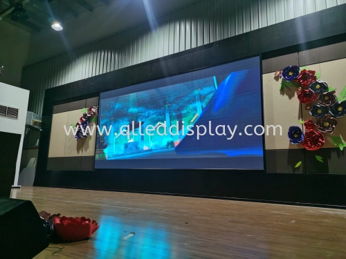 W6.72M x H3.2M P4 Indoor LED Display Board (Full Colour)