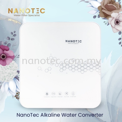 NanoTec Alkaline Water Converter / Alkaline Water System CT350 with Faucet (Blue)