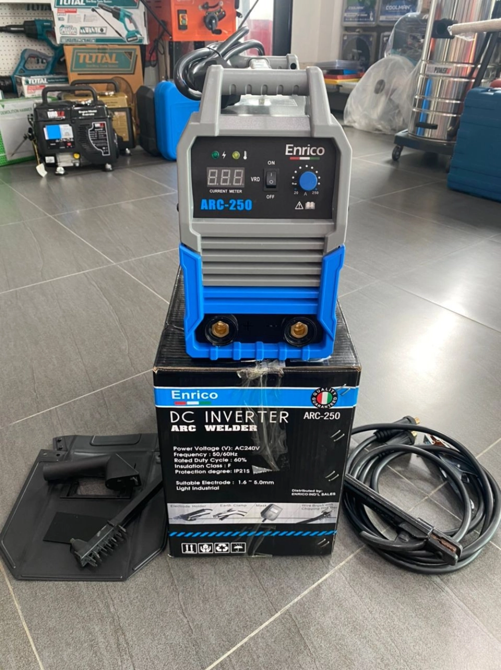 ENRICO ARC-250 IGBT DC INVERTER WELDING MACHINE C/W STD.ASS'Y