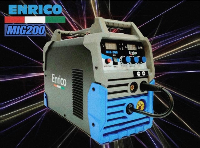ENRICO MIG-200 IGBT DC INVERTER MIG WELDING MACHINE C/W STD.ASS'Y