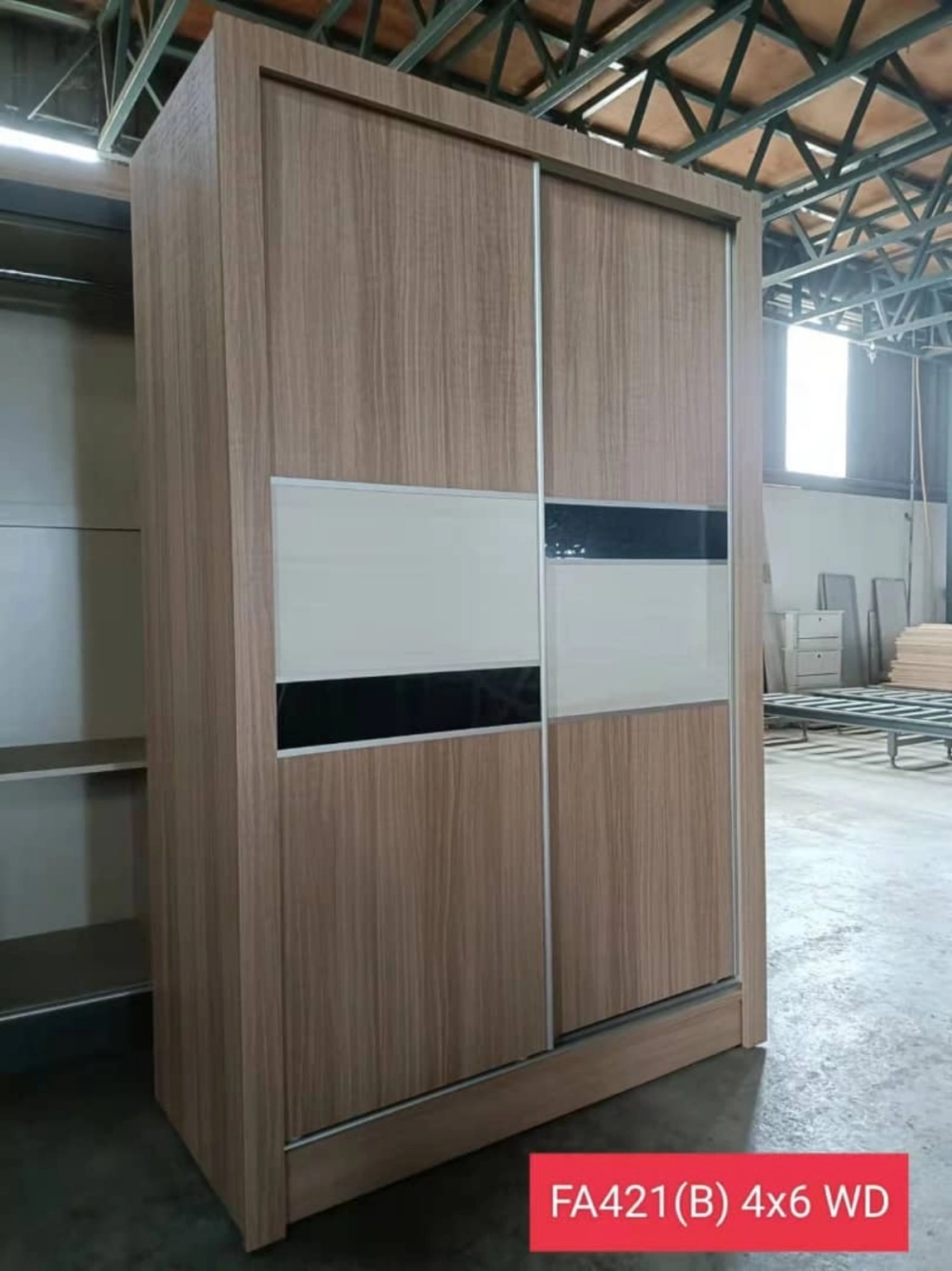 Set Katil Almari Special offer 4ft x 6ft  wardrobe bedroom Set full 