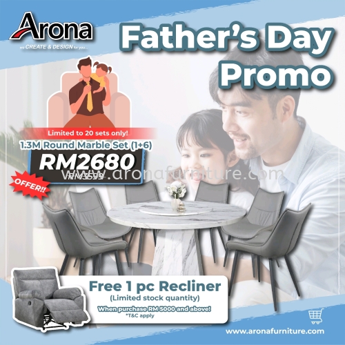 Father's Day Dining set promo