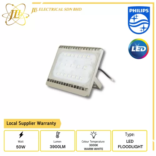 PHILIPS BVP161 50W/WW LED39 GREY 3900LM 3000K WARM WHITE LED FLOODLIGHT 911401805898