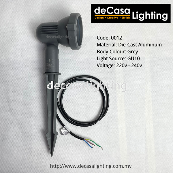 Spike light Spot Light Casing (0012) Outdoor Spike Light OUTDOOR LIGHT Selangor, Kuala Lumpur (KL), Puchong, Malaysia Supplier, Suppliers, Supply, Supplies | Decasa Lighting Sdn Bhd