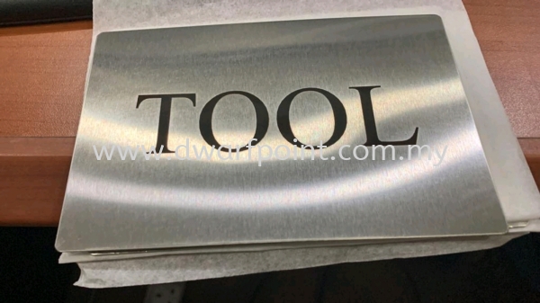 Laser mark stainless steel plate Signage Johor Bahru (JB), Malaysia, Mount Austin, Desa Jaya Supplier, Manufacturer, Supply, Supplies | Dwarf Point Sdn Bhd