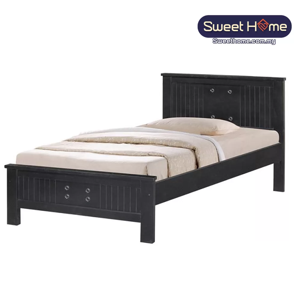   Single Super Single  Wooden Bedframe ATN 8283(BL) 3ft 3.5ft