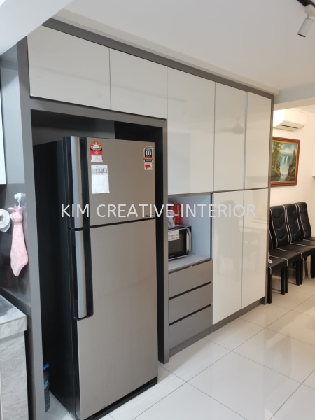 Kitchen Tall Cabinet Kitchen Cabinet Kitchen Design Selangor, Malaysia, Kuala Lumpur (KL), Seri Kembangan Service | Kim Creative Interior Sdn Bhd