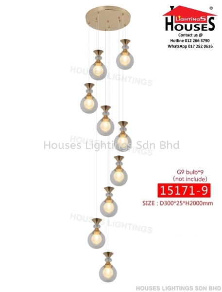 HANGING 15171-9 Indoor Pendant Light  Pendant Light Selangor, Malaysia, Kuala Lumpur (KL), Puchong Supplier, Suppliers, Supply, Supplies | Houses Lightings Sdn Bhd