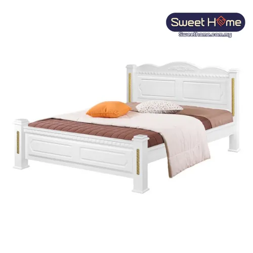 Queen King Solid Wood Bedframe ATN 8503 (W)